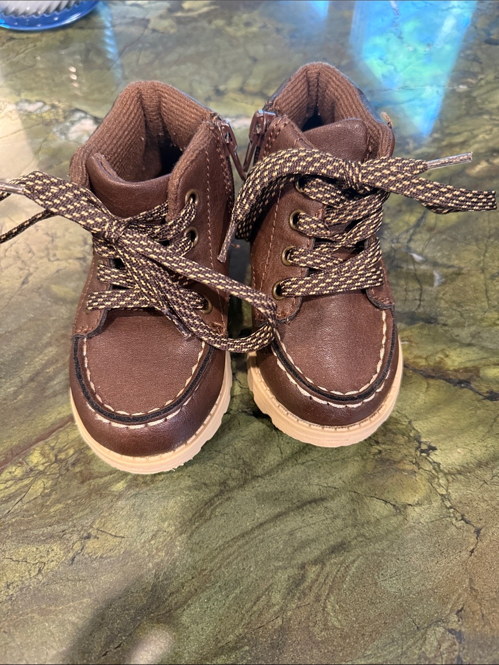 Carter's Brown Lace-Up Kids Boots
